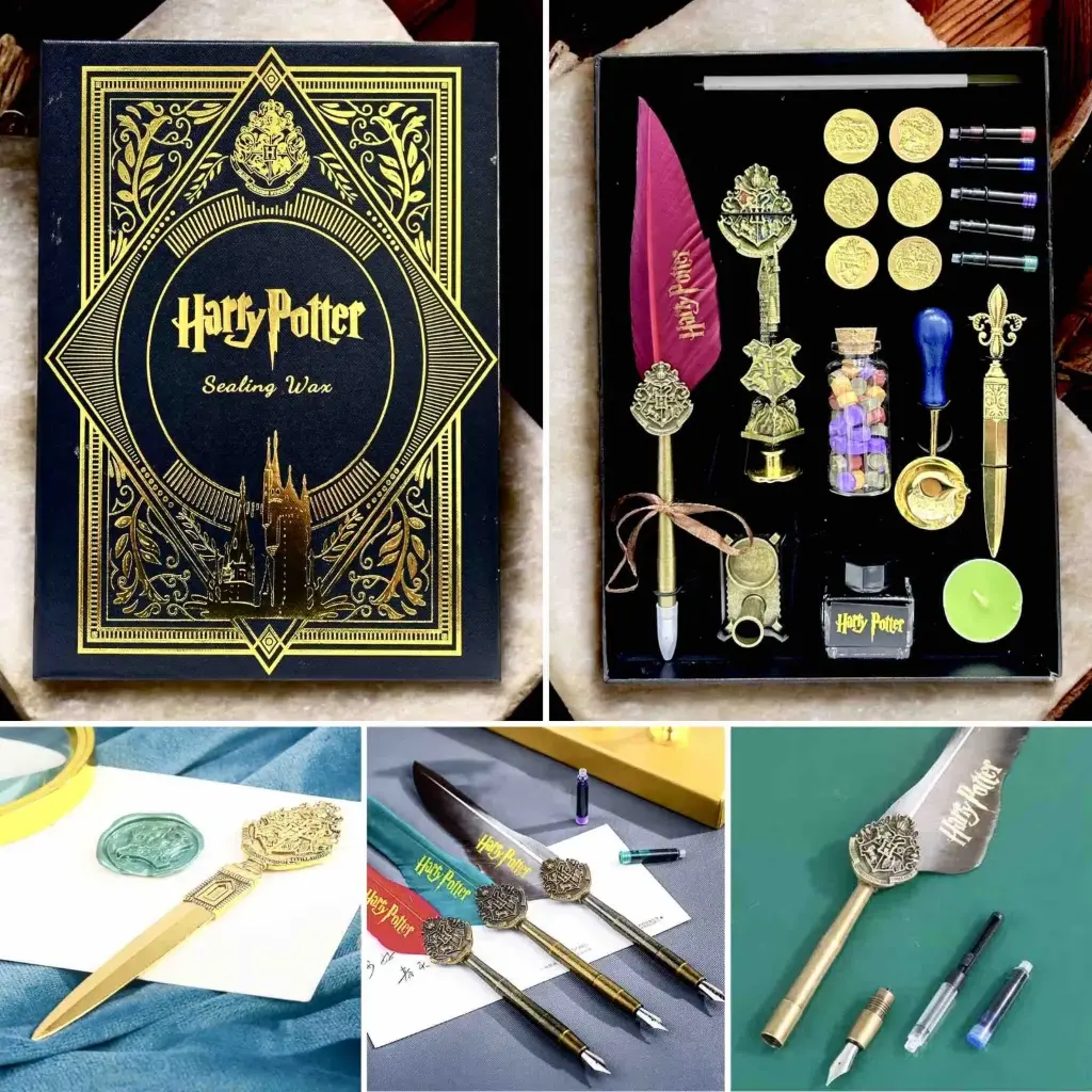 KIT HARRY PLUMA CON SELLOS