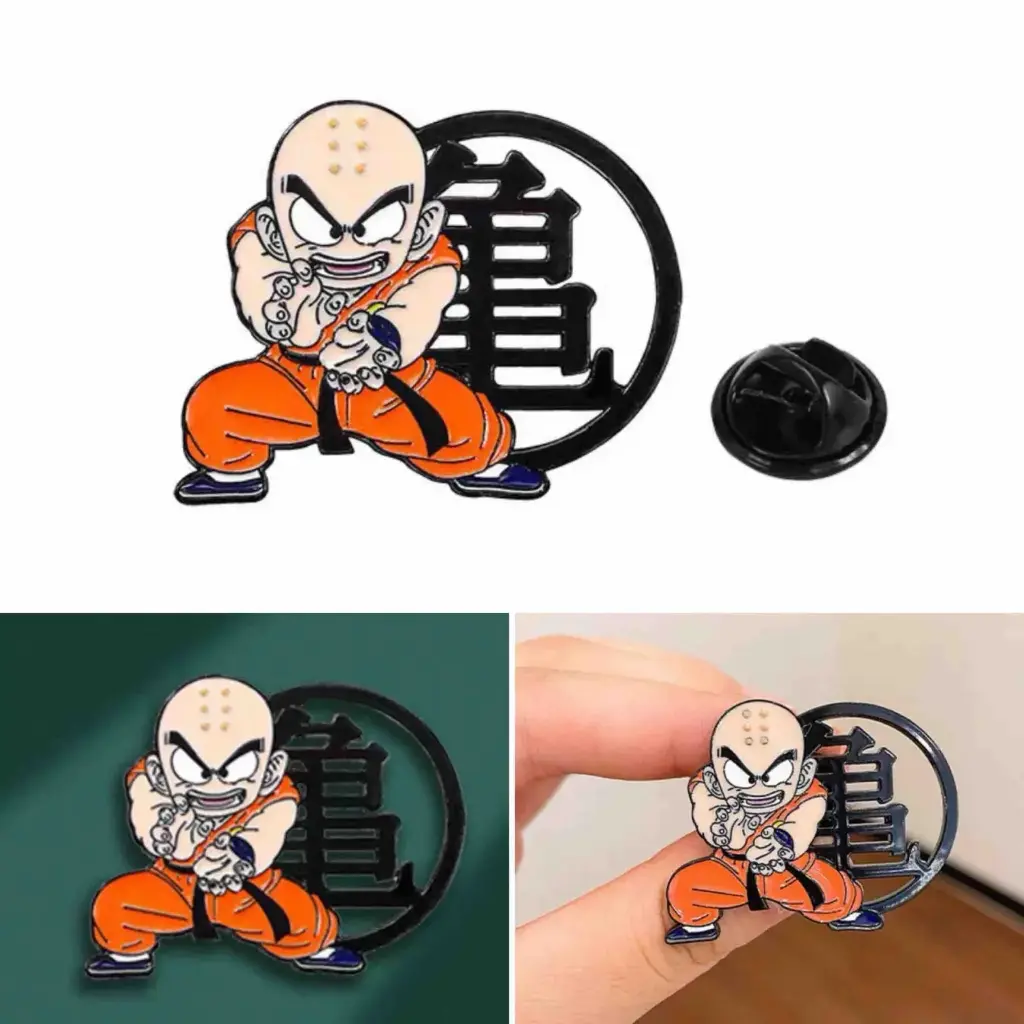 PIN DRAGON BALL KRILIN X3