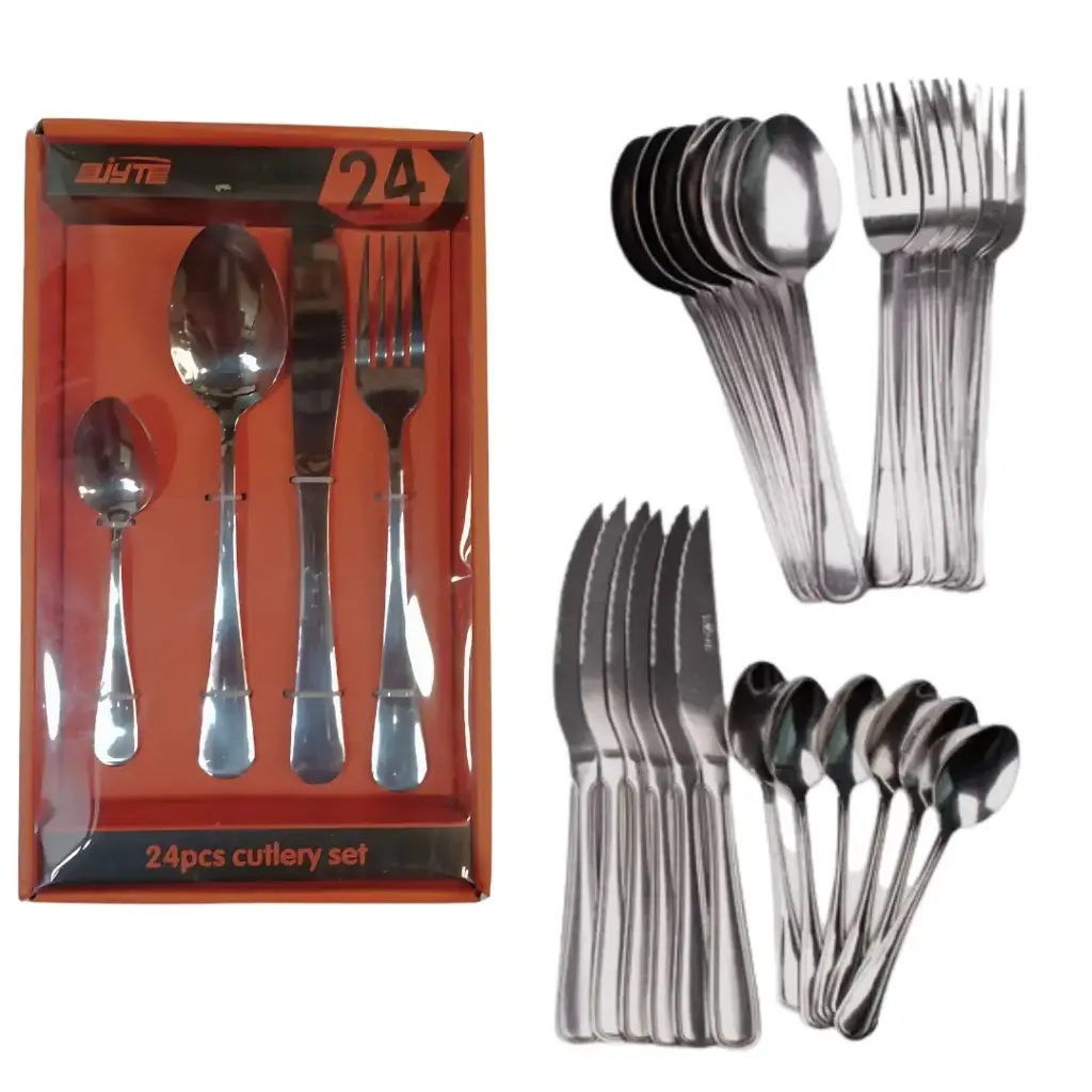 SET DE CUBIERTOS 24 PZ