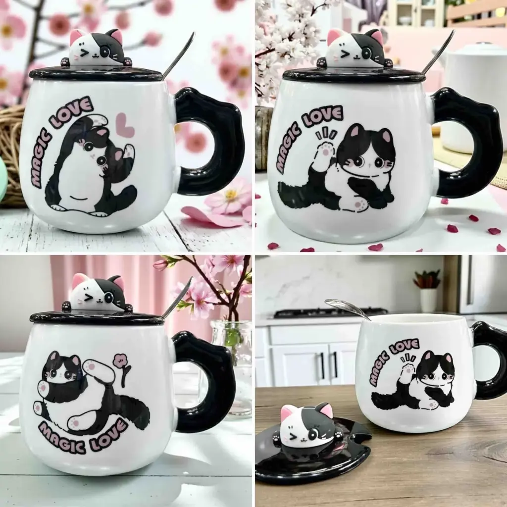 MUG GATOS LOVE X3