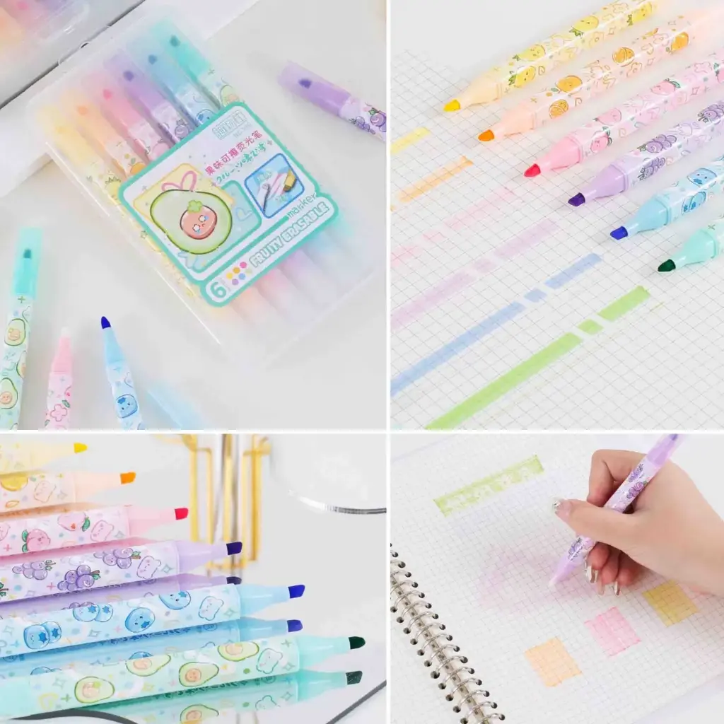 RESALTADOR BORRABLES FRUITY X3