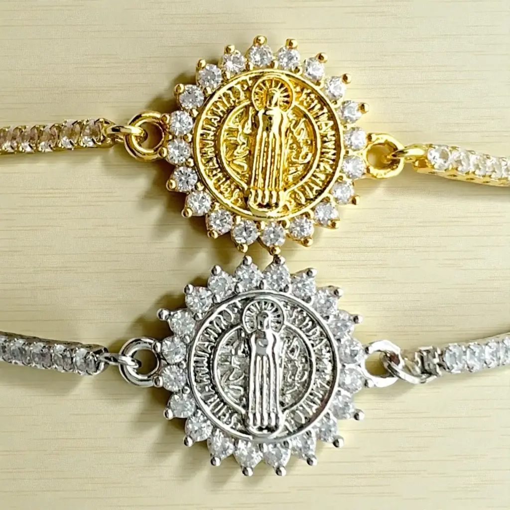 PULSERAS EN RODIO AJUSTABLES