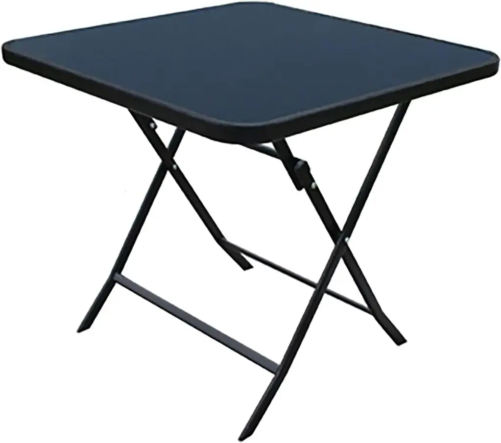 MESA AUXILIAR EN VIDRIO CUADRADA