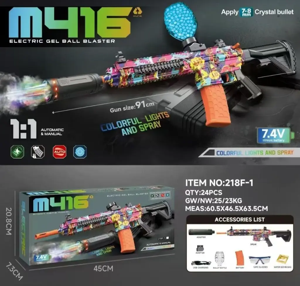 RIFLE M416 PRO DE HIDROGEL