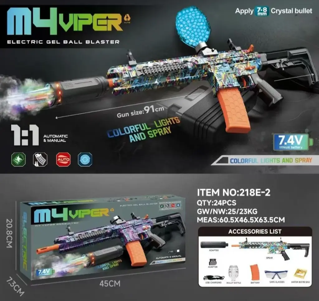 RIFLE M4VIPER DE HIDROGEL