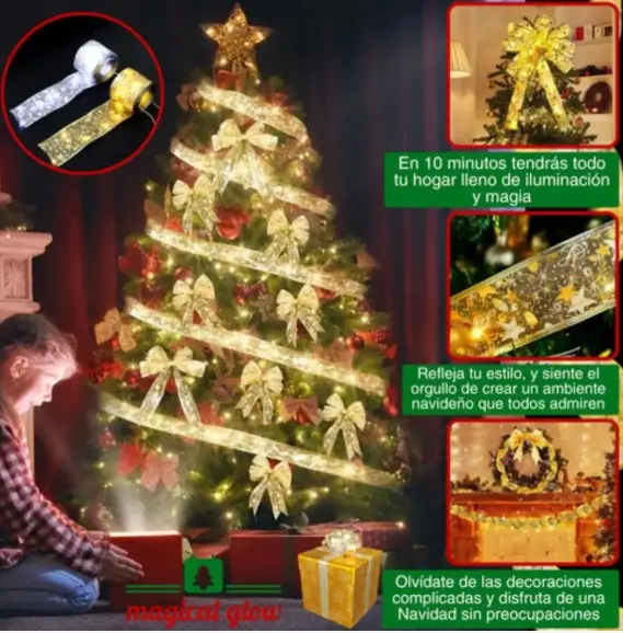 LUZ NAVIDAD DE CINTA 4M