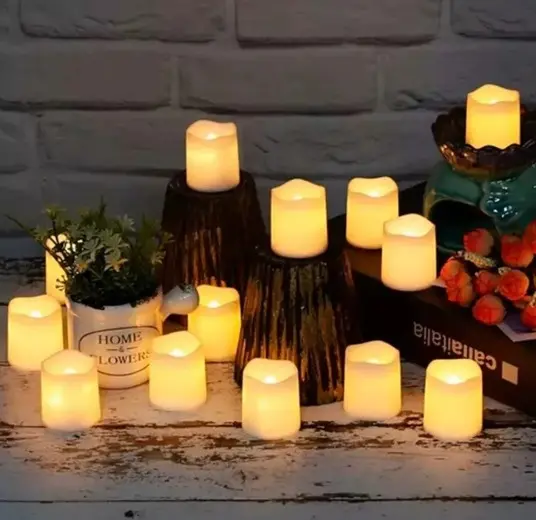 CAJA DE VELAS LUZ CALIDA