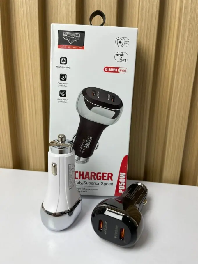 CARGADOR CARRO DIAMOND 50W