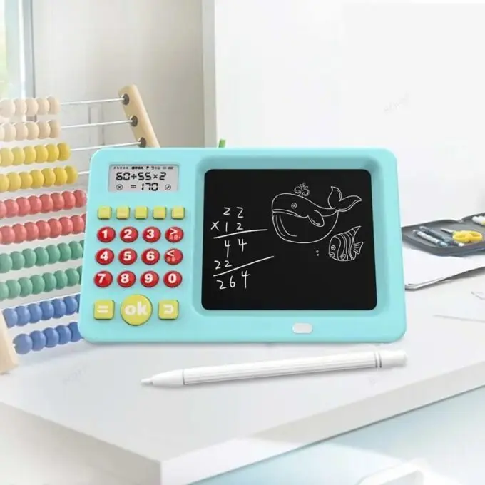 CALCULADORA INFANTIL DIGITAL CON PIZARRA