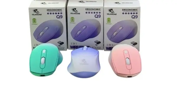 MOUSE ERGONOMICO INALAMBRICO Q9