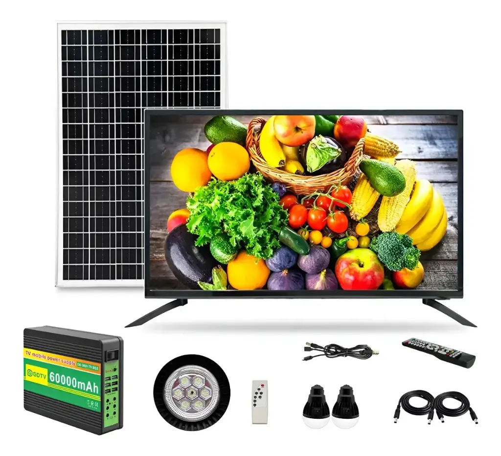 TELEVISOR SOLAR 32" CON BATERIA