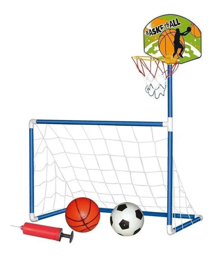 JUEGO 2 EN 1 FUTBOL-BASKET