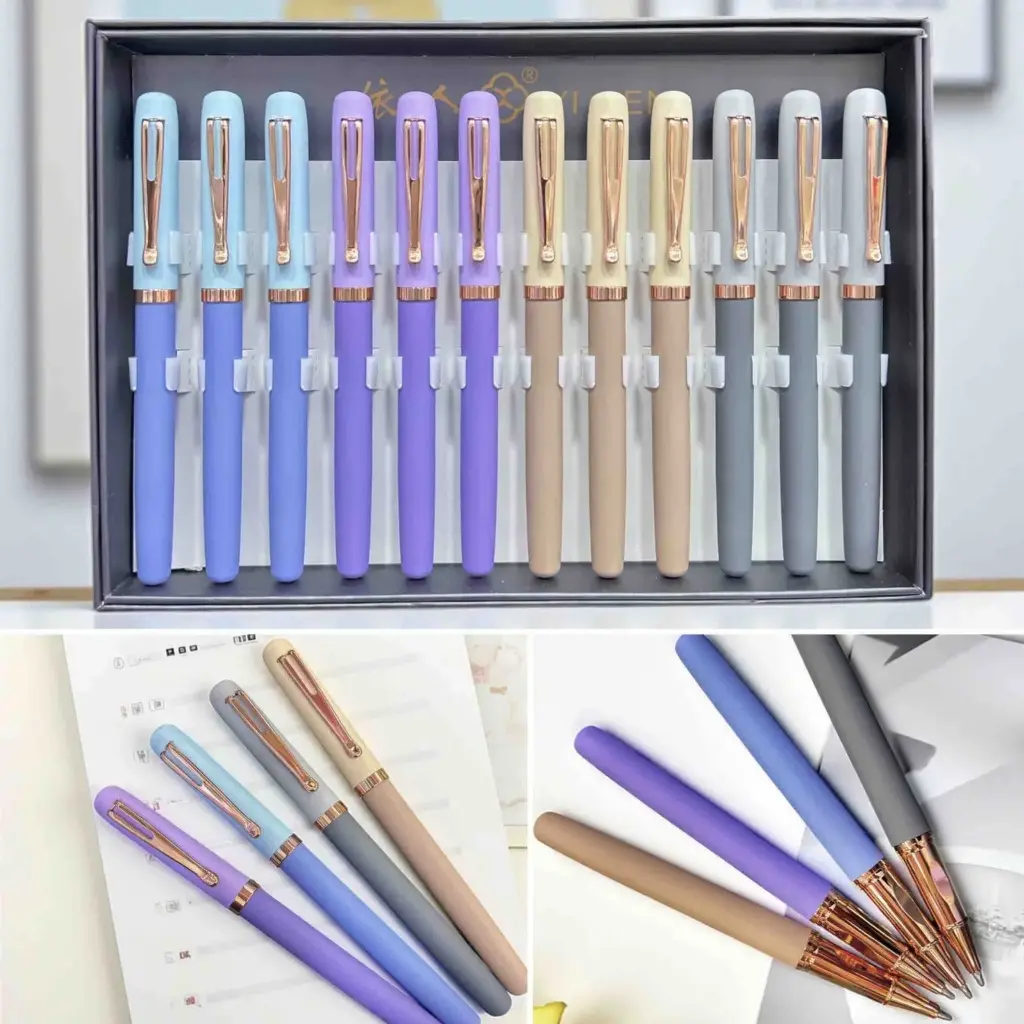 ESFERO METALICO PASTEL YIREN X4