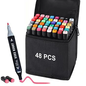 MARCADORES DOBLE PUNTA 48 PZ