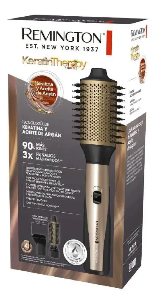 CEPILLO SECADOR KERATIN REMINGTON®️ 