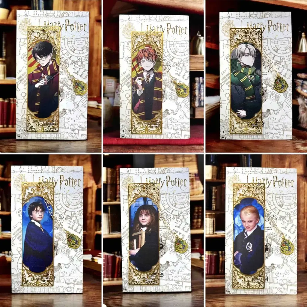 SEPARADORES DE LIBRO POTTER X6