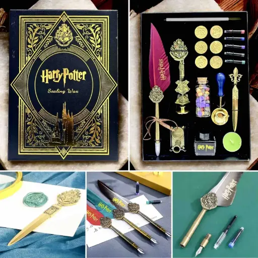 KIT HARRY PLUMA CON SELLOS