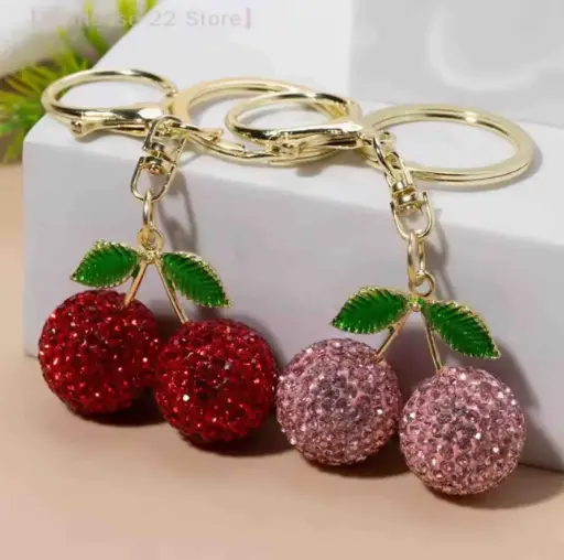 LLAVERO CEREZA EN ACERO