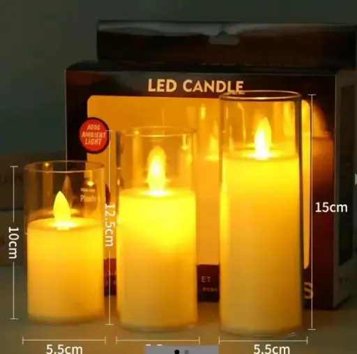 SET VELAS X3 LED