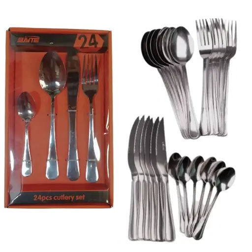 SET DE CUBIERTOS 24 PZ