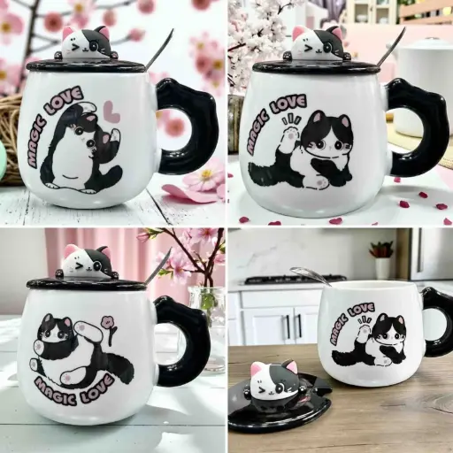 MUG GATOS LOVE X3