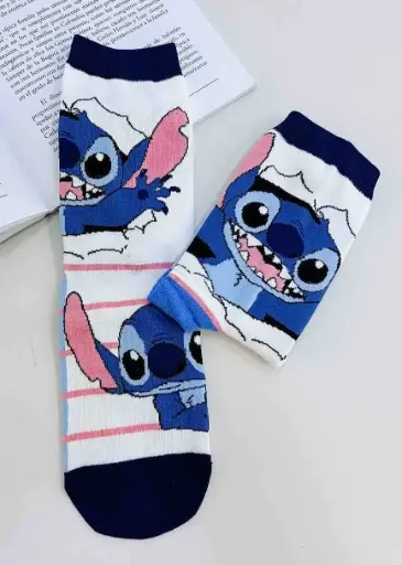 MEDIAS STITCH LARGA X4