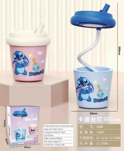 LAMPARA VASITO STITCH