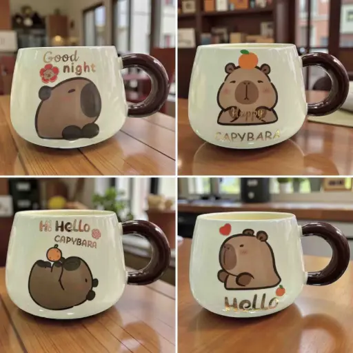 MUG CAPYBARA GORDITO X4