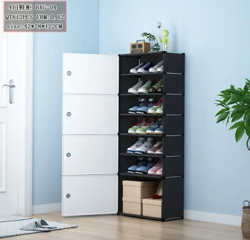 ZAPATERO TELA 4 PUERTAS
