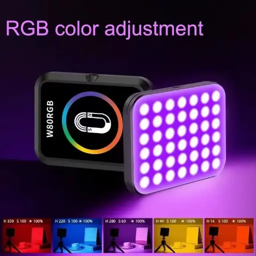 LUZ PORTATIL RGB PARA CELULAR