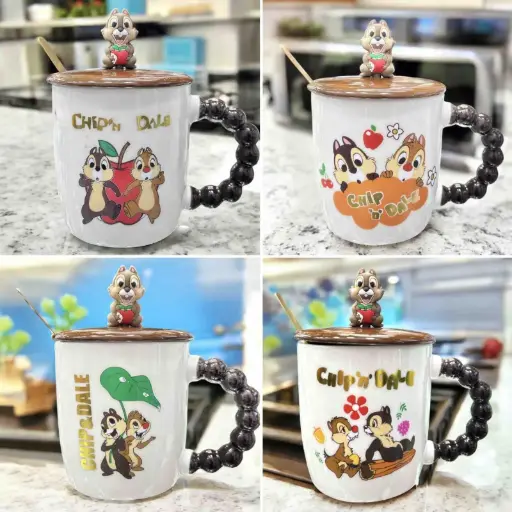MUG ARDILLA CHIP & DALE X4