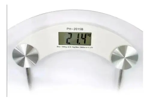 BASCULA REDONDA DE VIDRIO