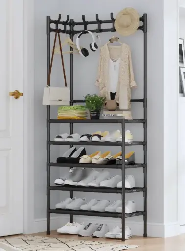 ORGANIZADOR ZAPATERO Y PERCHERO ESQUINERO