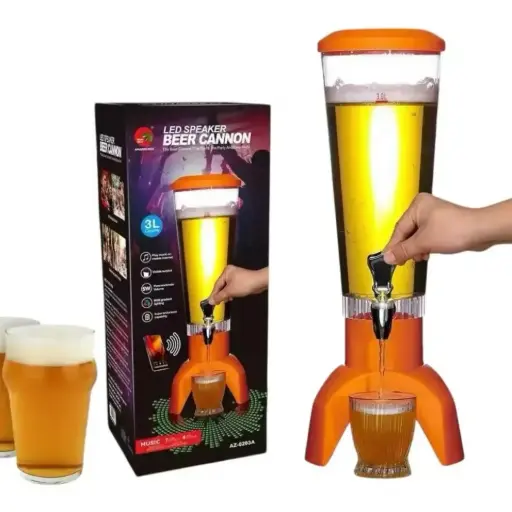 DISPENSADOR CERVEZA CON BOCINA