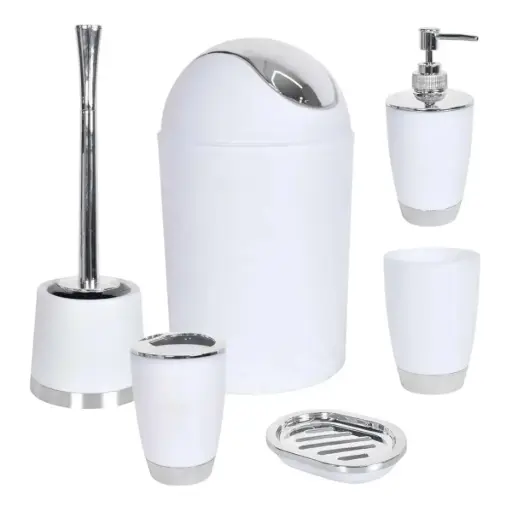 JUEGO DE BAÑO MODERNO 6PZ