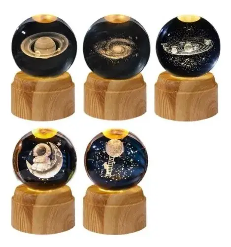 LAMPARA ESFERA 8CM BASE GIRATORIA