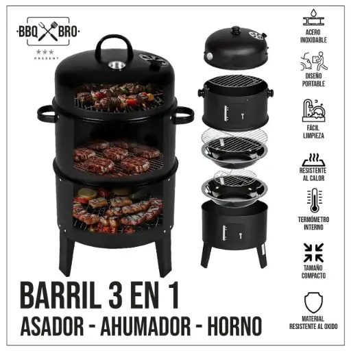 MINI BARRIL ASADOR