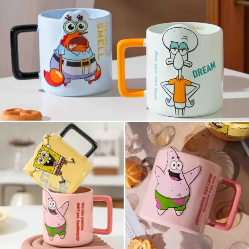 MUG BOB ESPONJA X4