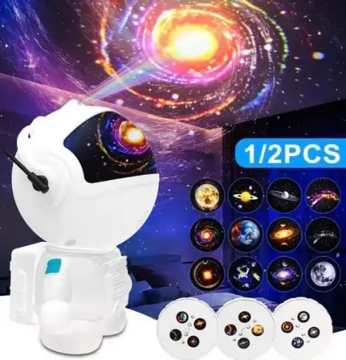 PROYECTOR ASTRONAUTA GALAXIA CON DISCOS F05