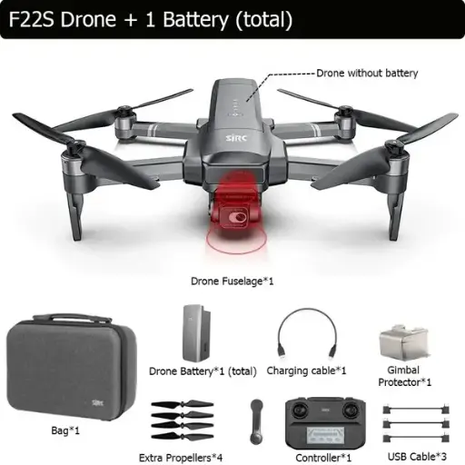 DRON SJRC F22S 4K